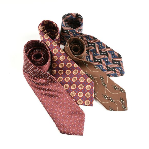 Four Vintage Designer Ties; Armani, Dior, Valentino, - Picture 1 of 7